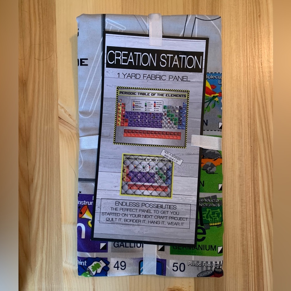 Periodic Table 1 Yard Fabric, DIY quilting